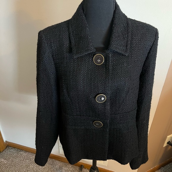 COLETANE Jackets & Blazers - NWT Elegant Black Textured Blazer